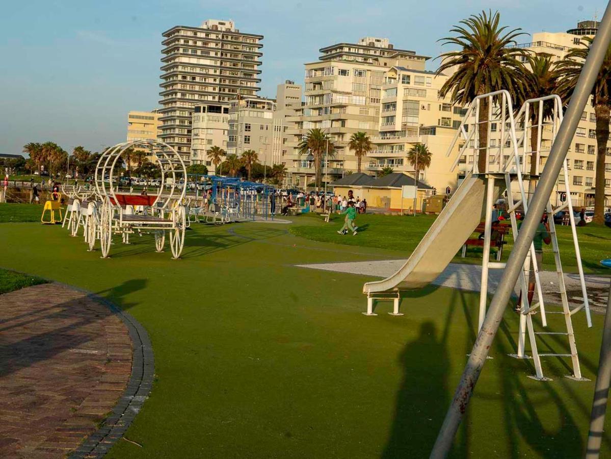 Flamingo Sea Point Sea View Luxury Best Position 1 Bedroom Apartment Queen Size Bed & Inverter For Tv Kapstaden Eksteriør billede