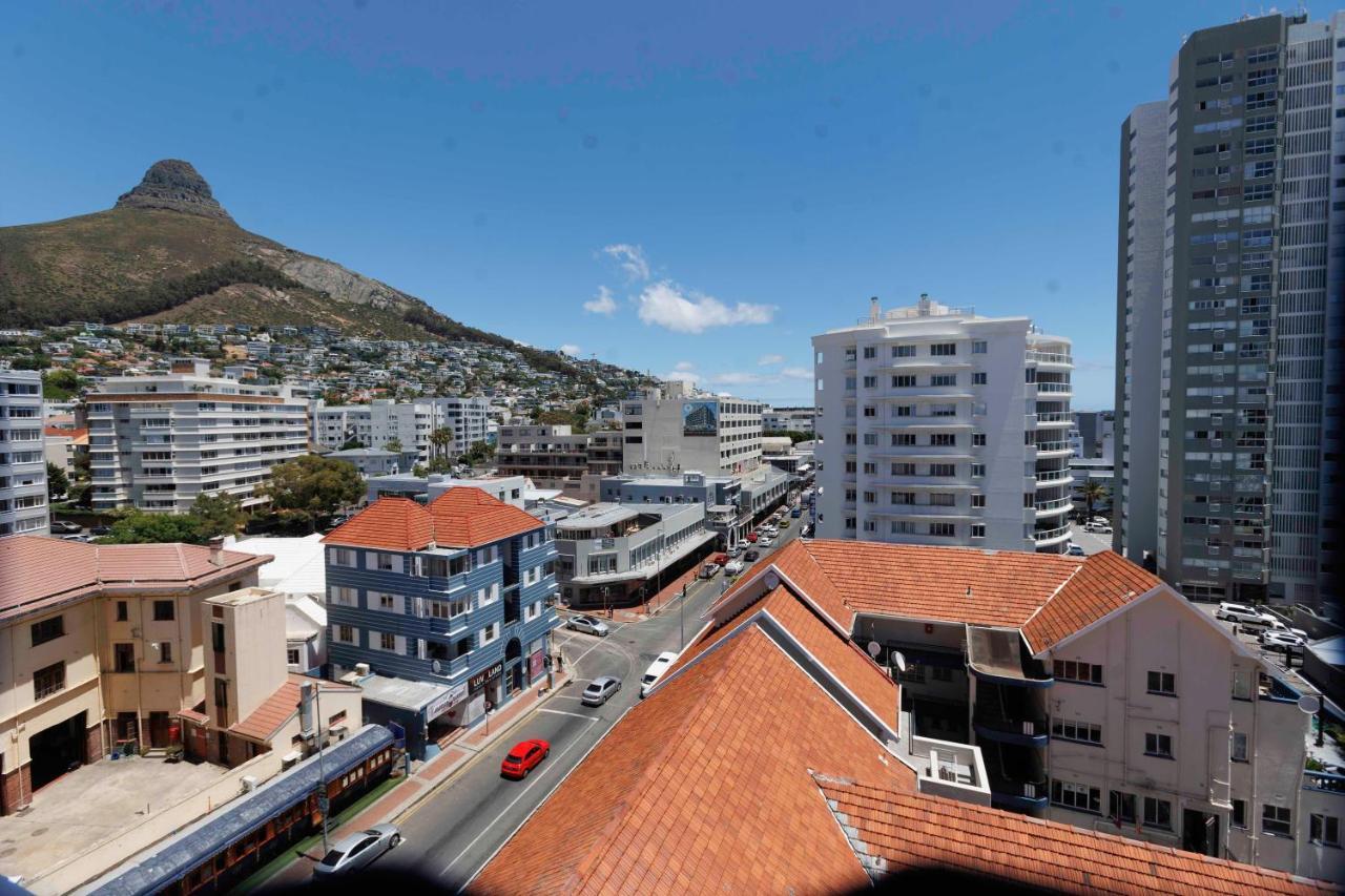 Flamingo Sea Point Sea View Luxury Best Position 1 Bedroom Apartment Queen Size Bed & Inverter For Tv Kapstaden Eksteriør billede