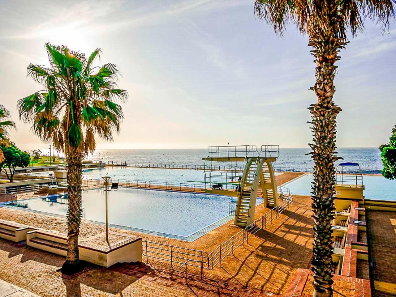 Flamingo Sea Point Sea View Luxury Best Position 1 Bedroom Apartment Queen Size Bed & Inverter For Tv Kapstaden Eksteriør billede